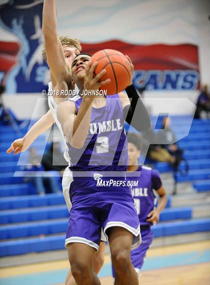 Thumbnail 2 in Humble vs. Hebron (McDonald's Texas Invitational) photogallery.