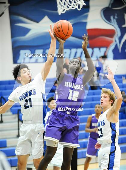 Thumbnail 3 in Humble vs. Hebron (McDonald's Texas Invitational) photogallery.