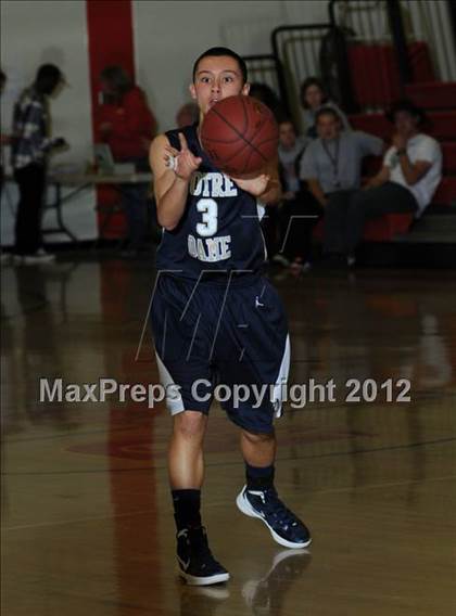 Thumbnail 1 in Notre Dame @ Paraclete (CIF SS Playoffs) photogallery.