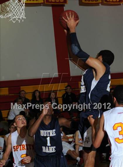 Thumbnail 3 in Notre Dame @ Paraclete (CIF SS Playoffs) photogallery.