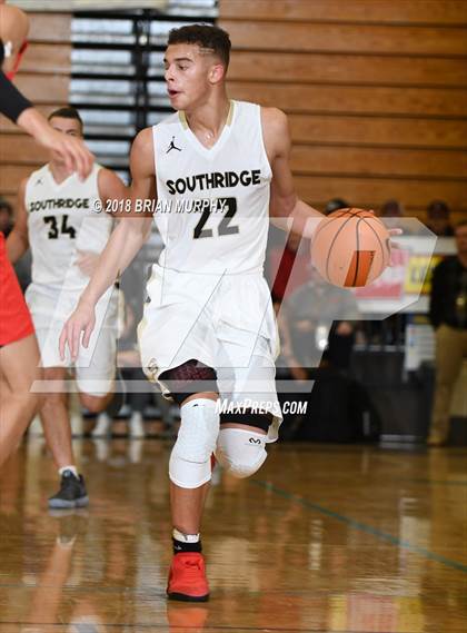 Thumbnail 1 in Oak Hill Academy vs Southridge (Les Schwab Invitational) photogallery.