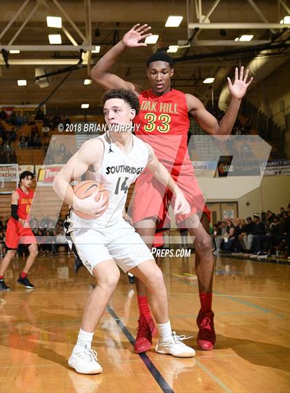 Thumbnail 3 in Oak Hill Academy vs Southridge (Les Schwab Invitational) photogallery.