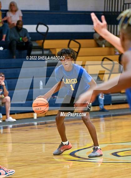 Thumbnail 1 in Bradenton Christian vs Largo (The Hoop Vibe) photogallery.