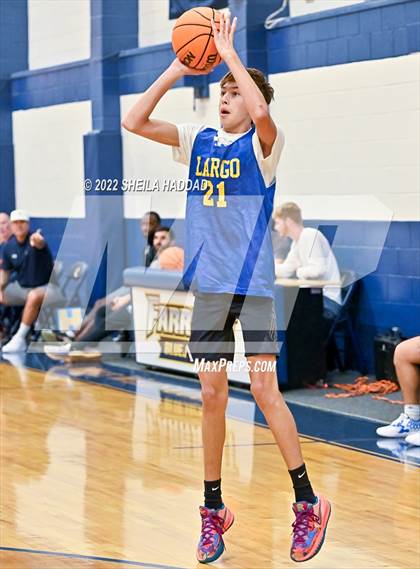 Thumbnail 3 in Bradenton Christian vs Largo (The Hoop Vibe) photogallery.