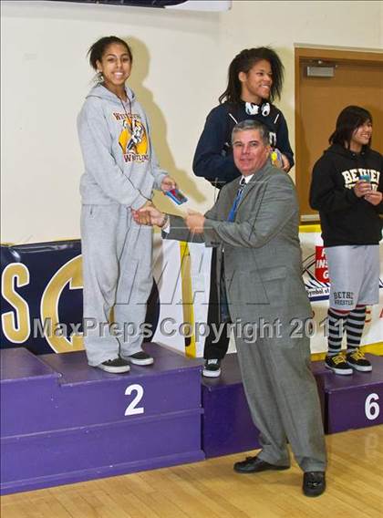 Thumbnail 3 in CIF State Girls Wrestling Championships (Awards) photogallery.