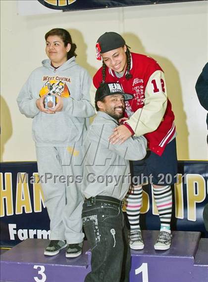 Thumbnail 2 in CIF State Girls Wrestling Championships (Awards) photogallery.