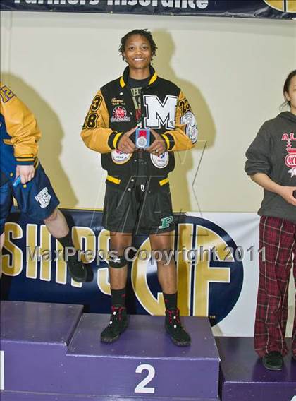 Thumbnail 2 in CIF State Girls Wrestling Championships (Awards) photogallery.