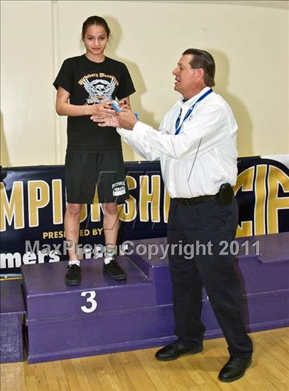 Thumbnail 3 in CIF State Girls Wrestling Championships (Awards) photogallery.