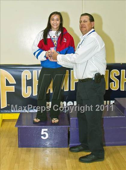 Thumbnail 3 in CIF State Girls Wrestling Championships (Awards) photogallery.
