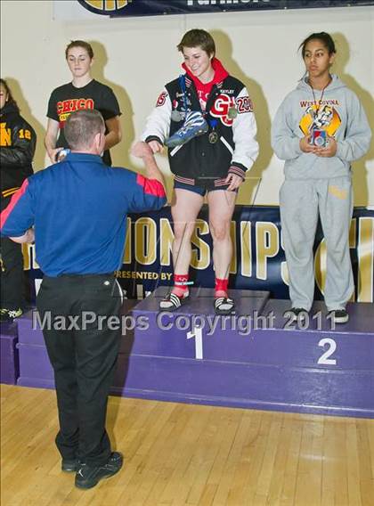 Thumbnail 2 in CIF State Girls Wrestling Championships (Awards) photogallery.