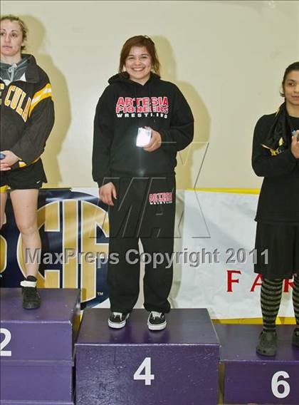 Thumbnail 2 in CIF State Girls Wrestling Championships (Awards) photogallery.