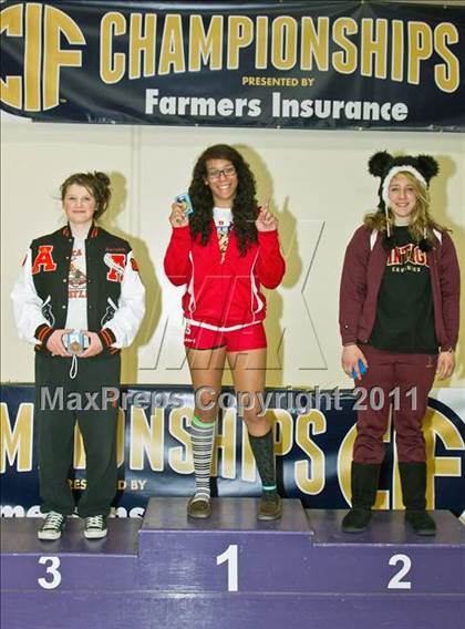 Thumbnail 2 in CIF State Girls Wrestling Championships (Awards) photogallery.