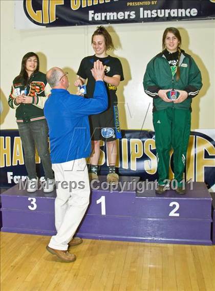 Thumbnail 2 in CIF State Girls Wrestling Championships (Awards) photogallery.