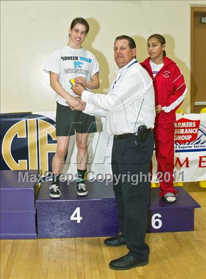 Thumbnail 2 in CIF State Girls Wrestling Championships (Awards) photogallery.