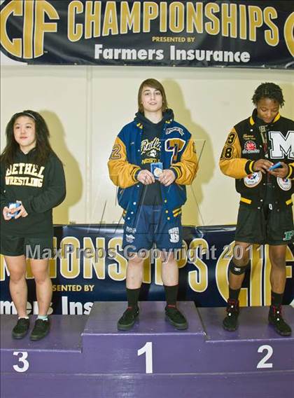 Thumbnail 3 in CIF State Girls Wrestling Championships (Awards) photogallery.