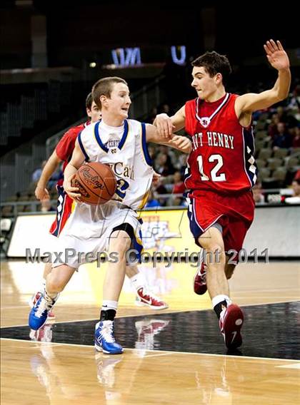 Thumbnail 1 in St. Henry vs. Newport Central Catholic (KHSAA Ninth Region Quarterfinals) photogallery.