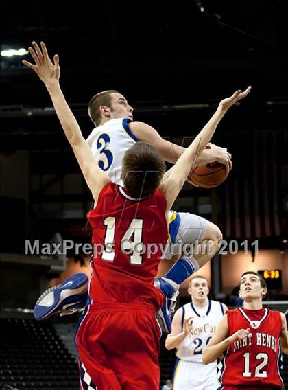 Thumbnail 3 in St. Henry vs. Newport Central Catholic (KHSAA Ninth Region Quarterfinals) photogallery.