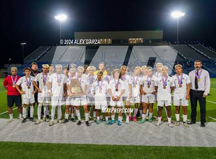 Thumbnail 2 in Midlothian vs. Baytown Goose Creek Memorial (UIL 5A Soccer Semifinals) photogallery.