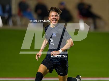 Thumbnail 2 in Midlothian vs. Baytown Goose Creek Memorial (UIL 5A Soccer Semifinals) photogallery.