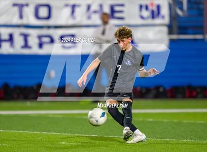 Thumbnail 1 in Midlothian vs. Baytown Goose Creek Memorial (UIL 5A Soccer Semifinals) photogallery.