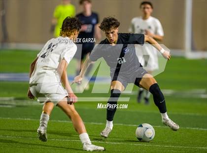 Thumbnail 3 in Midlothian vs. Baytown Goose Creek Memorial (UIL 5A Soccer Semifinals) photogallery.