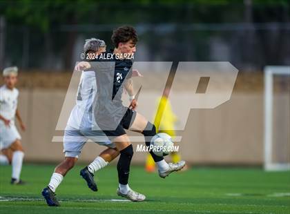 Thumbnail 2 in Midlothian vs. Baytown Goose Creek Memorial (UIL 5A Soccer Semifinals) photogallery.