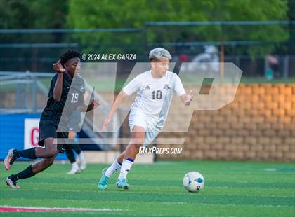 Thumbnail 2 in Midlothian vs. Baytown Goose Creek Memorial (UIL 5A Soccer Semifinals) photogallery.