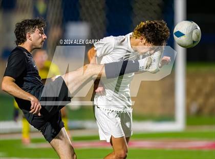 Thumbnail 3 in Midlothian vs. Baytown Goose Creek Memorial (UIL 5A Soccer Semifinals) photogallery.