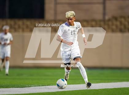 Thumbnail 1 in Midlothian vs. Baytown Goose Creek Memorial (UIL 5A Soccer Semifinals) photogallery.