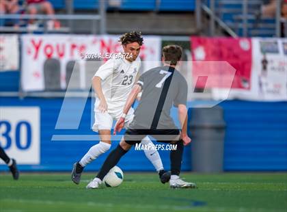 Thumbnail 3 in Midlothian vs. Baytown Goose Creek Memorial (UIL 5A Soccer Semifinals) photogallery.