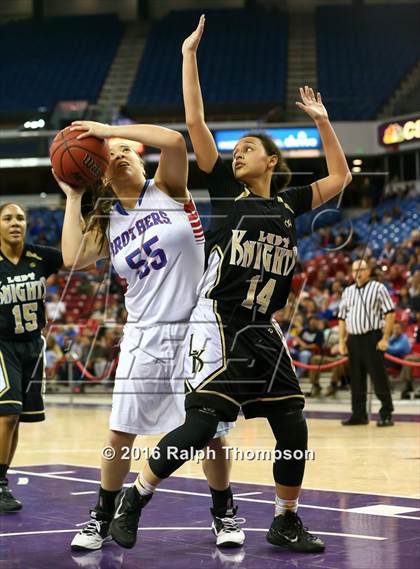 Thumbnail 1 in Rio Linda vs. Christian Brothers (CIF SJS D3 Final) photogallery.