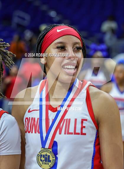 Thumbnail 3 in Duncanville vs. South Grand Prairie (UIL 6A Basketball Final Medal Ceremony) photogallery.
