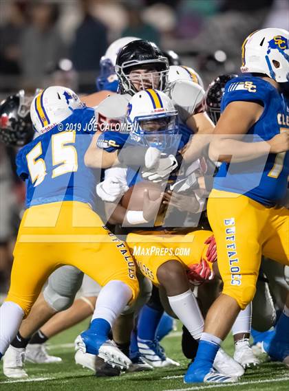 Thumbnail 2 in Clemens vs Bowie (UIL 6A Bi-District Playoff) photogallery.