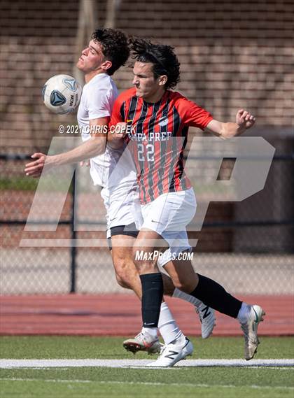 Thumbnail 1 in Tampa Prep vs. Tampa Catholic photogallery.