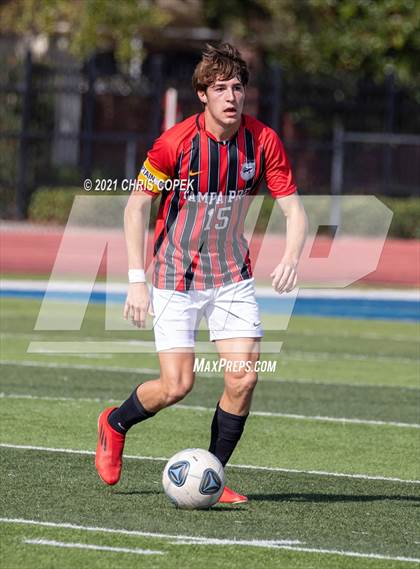 Thumbnail 2 in Tampa Prep vs. Tampa Catholic photogallery.