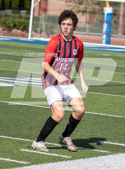 Thumbnail 2 in Tampa Prep vs. Tampa Catholic photogallery.