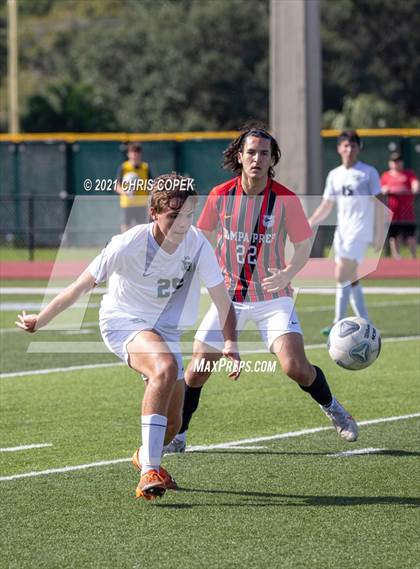 Thumbnail 1 in Tampa Prep vs. Tampa Catholic photogallery.