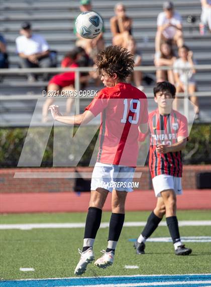 Thumbnail 2 in Tampa Prep vs. Tampa Catholic photogallery.