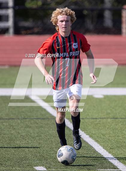Thumbnail 1 in Tampa Prep vs. Tampa Catholic photogallery.