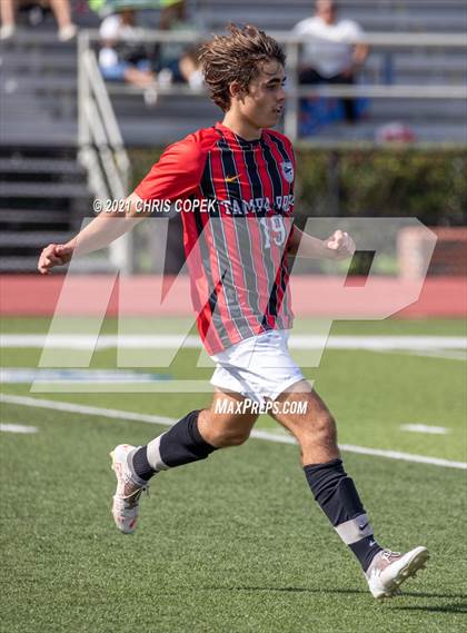 Thumbnail 3 in Tampa Prep vs. Tampa Catholic photogallery.