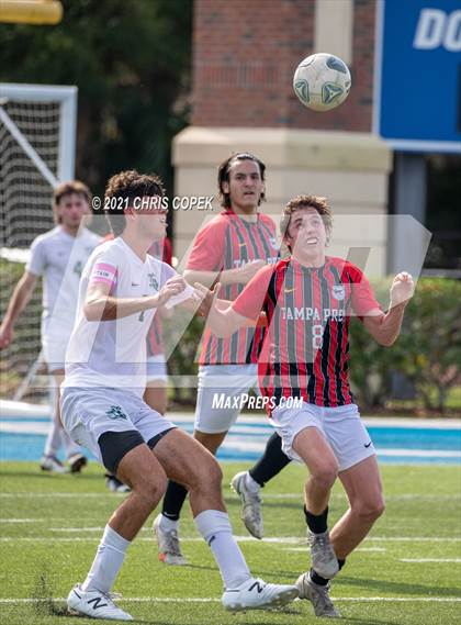 Thumbnail 1 in Tampa Prep vs. Tampa Catholic photogallery.