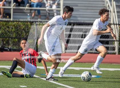 Thumbnail 1 in Tampa Prep vs. Tampa Catholic photogallery.