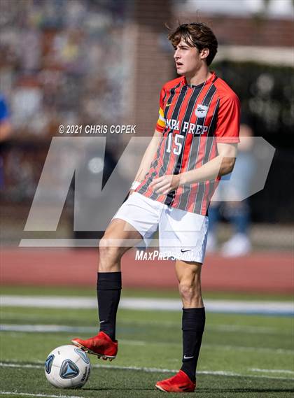Thumbnail 1 in Tampa Prep vs. Tampa Catholic photogallery.