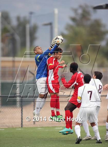 Thumbnail 3 in Tucson High Magnet School @ Salpointe Catholic (Brandon Bean Kickoff Classic - Semifinal) photogallery.