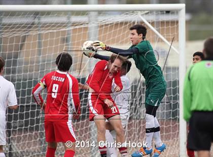 Thumbnail 1 in Tucson High Magnet School @ Salpointe Catholic (Brandon Bean Kickoff Classic - Semifinal) photogallery.