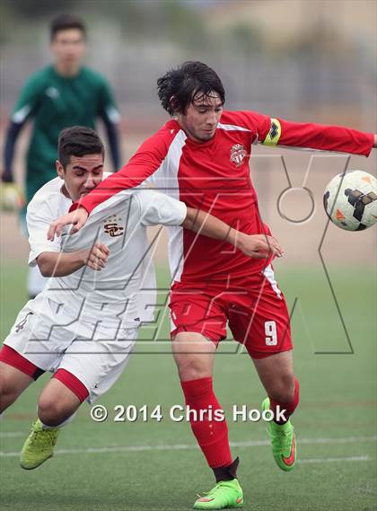 Thumbnail 2 in Tucson High Magnet School @ Salpointe Catholic (Brandon Bean Kickoff Classic - Semifinal) photogallery.