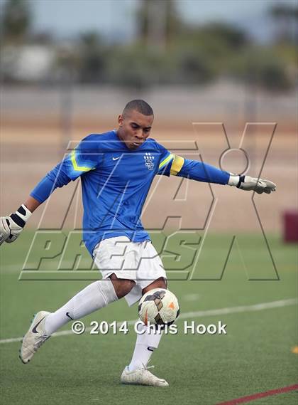 Thumbnail 3 in Tucson High Magnet School @ Salpointe Catholic (Brandon Bean Kickoff Classic - Semifinal) photogallery.