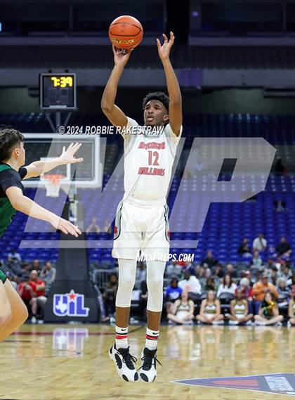 Thumbnail 3 in Cole @ Hitchcock (UIL 3A Basketball Semifinal) photogallery.