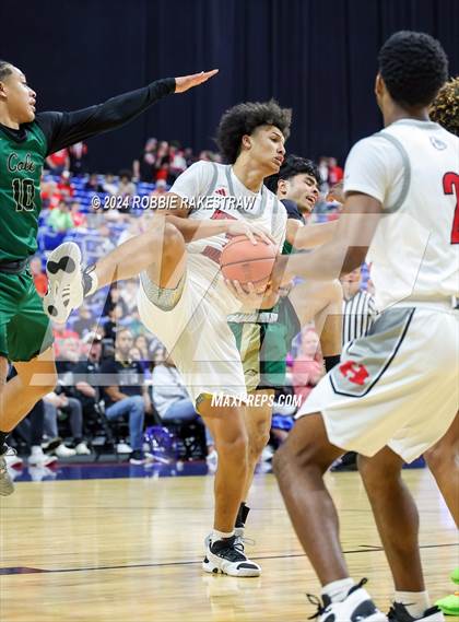 Thumbnail 3 in Cole @ Hitchcock (UIL 3A Basketball Semifinal) photogallery.