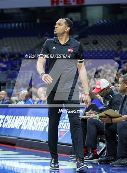 Thumbnail 2 in Cole @ Hitchcock (UIL 3A Basketball Semifinal) photogallery.